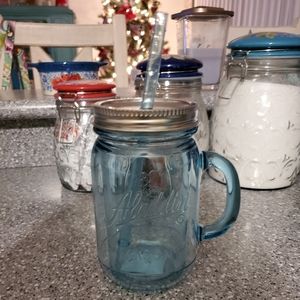 Plastic Mason Jar Drinking Mug